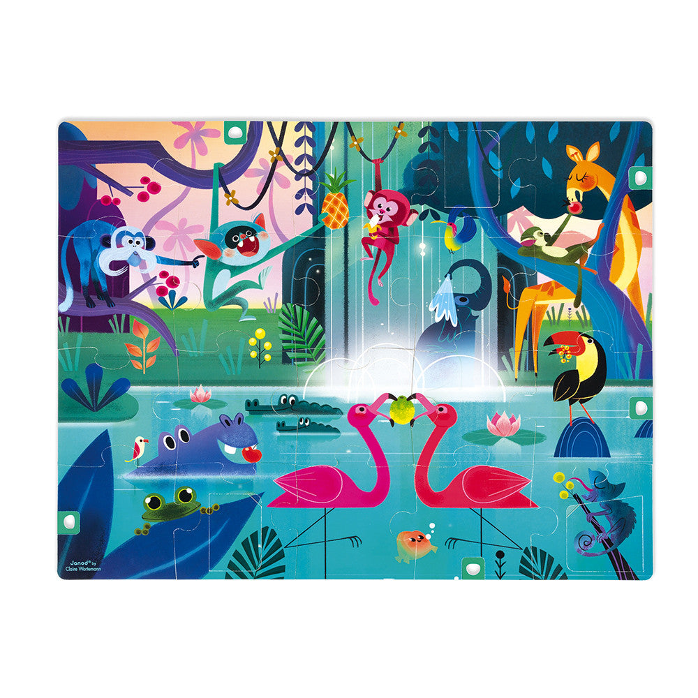 Surprise Puzzle 20pc - Feast in the Jungle