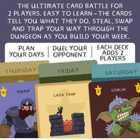 Days Card Game : Dino, Zombie Or Dungeon