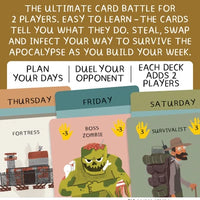 Days Card Game : Dino, Zombie Or Dungeon