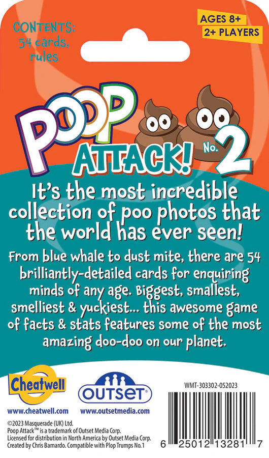 Poop Attack 2! Card Game