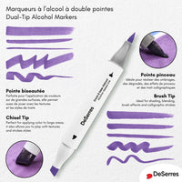 Alcohol Dual Tip Marker Set
