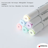 Alcohol Dual Tip Marker Set