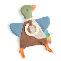 Bitzy Crinkle Lovey Sensory Teether Toy