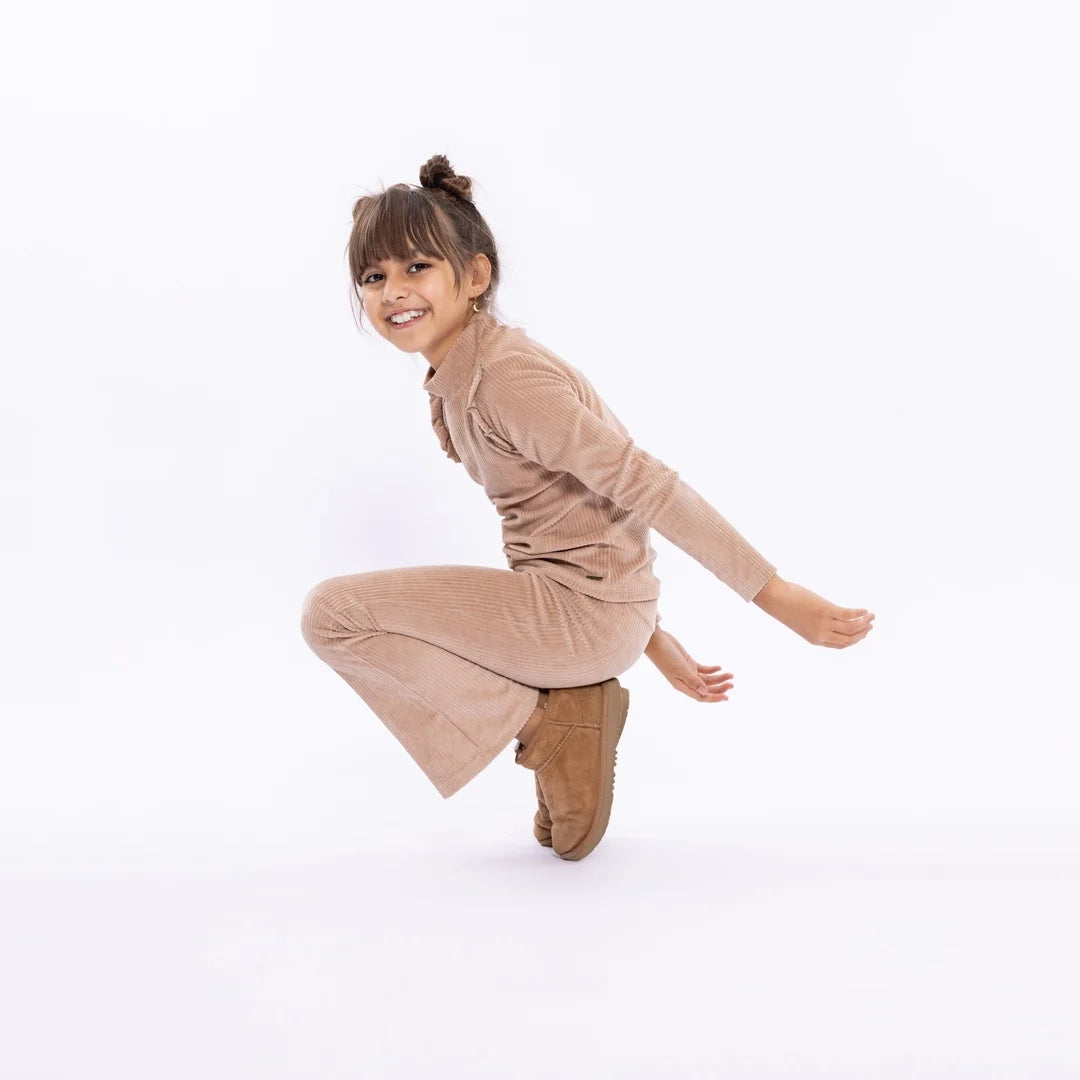 Girl's Flared Corduroy Pants