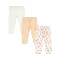 Baby Girls' Leggings 3pk