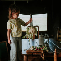 Girls' Wide Leg Light Blue Jeans