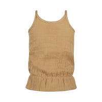 Girls' Muslin Top Light Brown