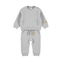 Boys' Two Piece Ribbed Jogger Set