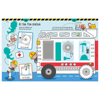 Sticker Color Create Blue Activity Book