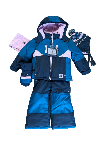 Girls 5 Piece Winter Set - Moroccan Blue