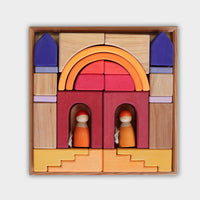 Wood Building World Desert Play (26 pc)