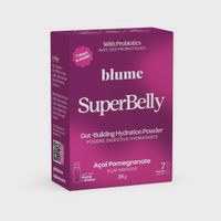 Acai Pomegranate SuperBelly Water Elixirs with Prebiotics