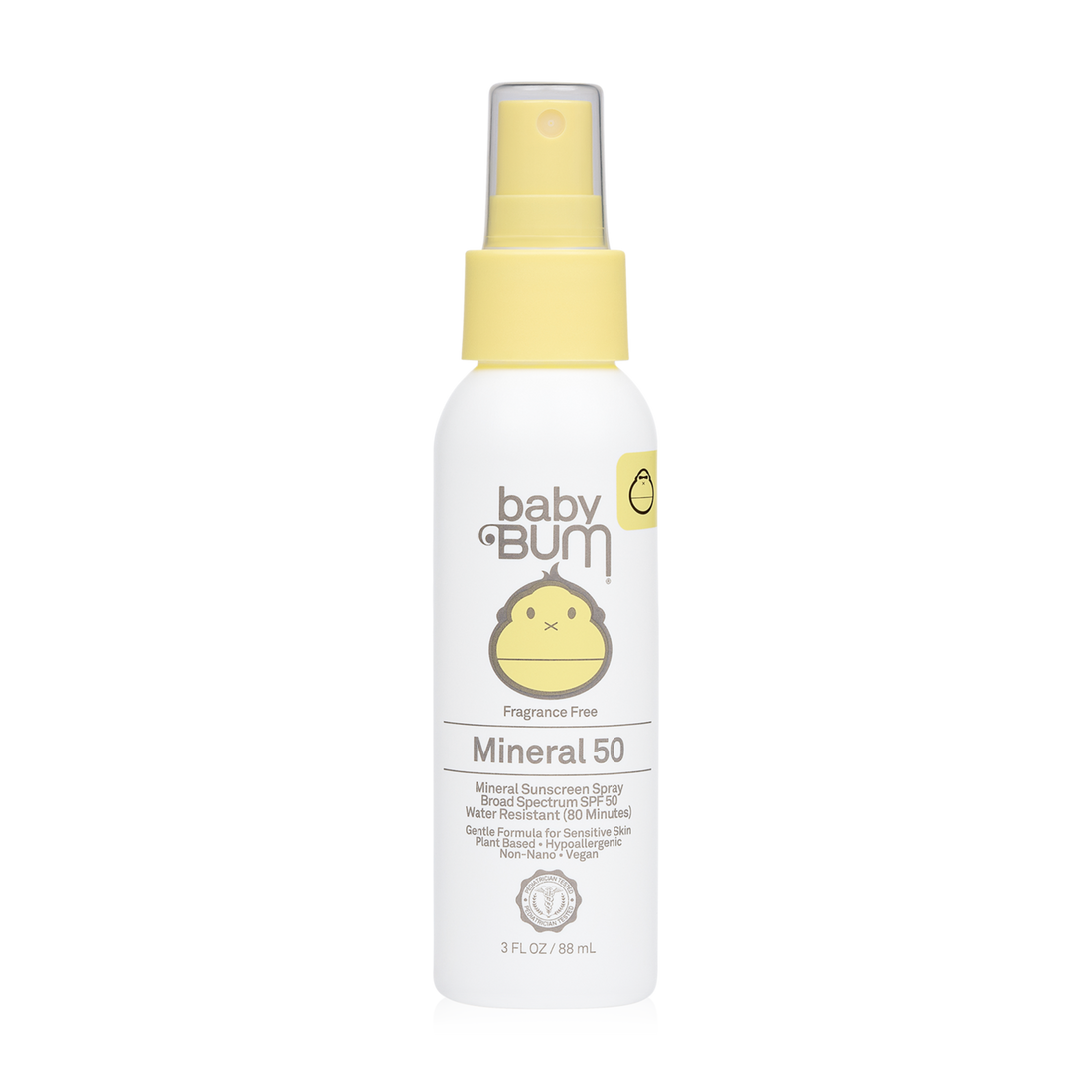 Baby Bum SPF50 Mineral Spray Sunscreen 3oz