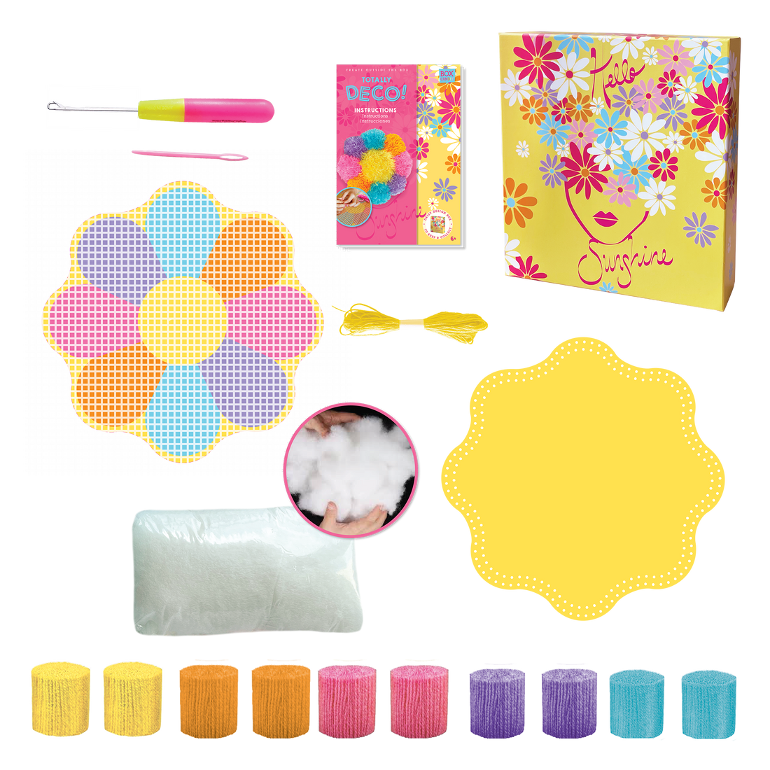 Totally Deco - Daisy Pillow Craft Kit