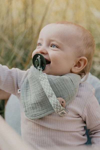 Organic Muslin Cotton Bandana Bib