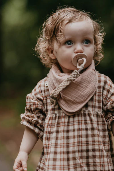 Organic Muslin Cotton Bandana Bib