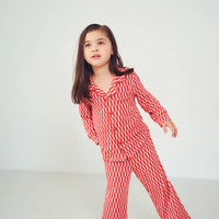 Kids Collared Bamboo Pajama Set