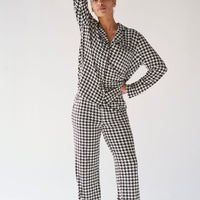 Ladies Collared Pajama Set