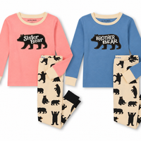 Hatley Brother Bear & Sister Bear Kids Pajama Set
