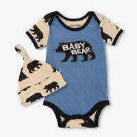 Baby Bear Bodysuit & Hat Set
