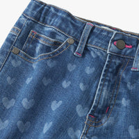 Girls Hearts Flared Ombre Jeans