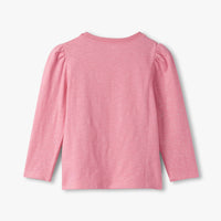 Girls Sparkle Puff Sleeve Tee