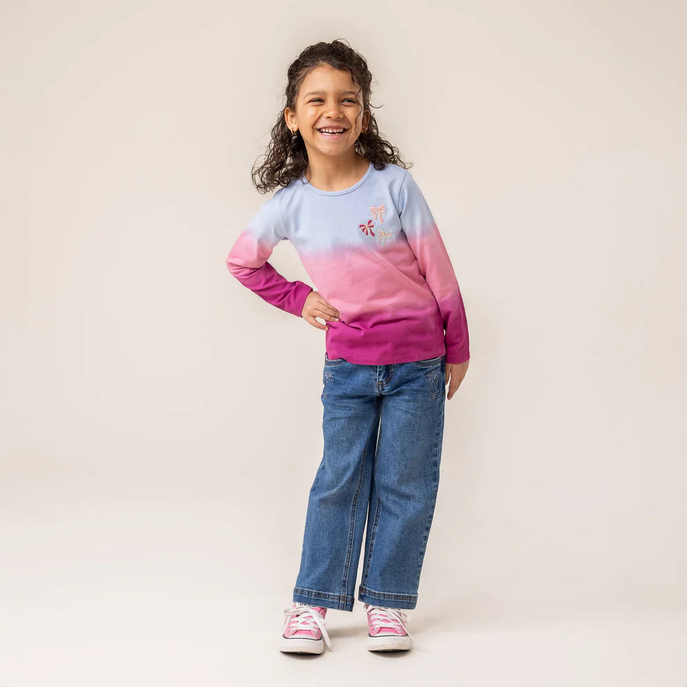 Girls’ Tie-Dye Long Sleeve Top