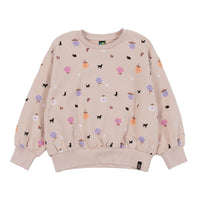 Girls’ Printed French Terry Sweatshirt