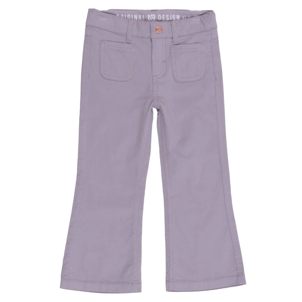 Girls' Purple Flared Pants