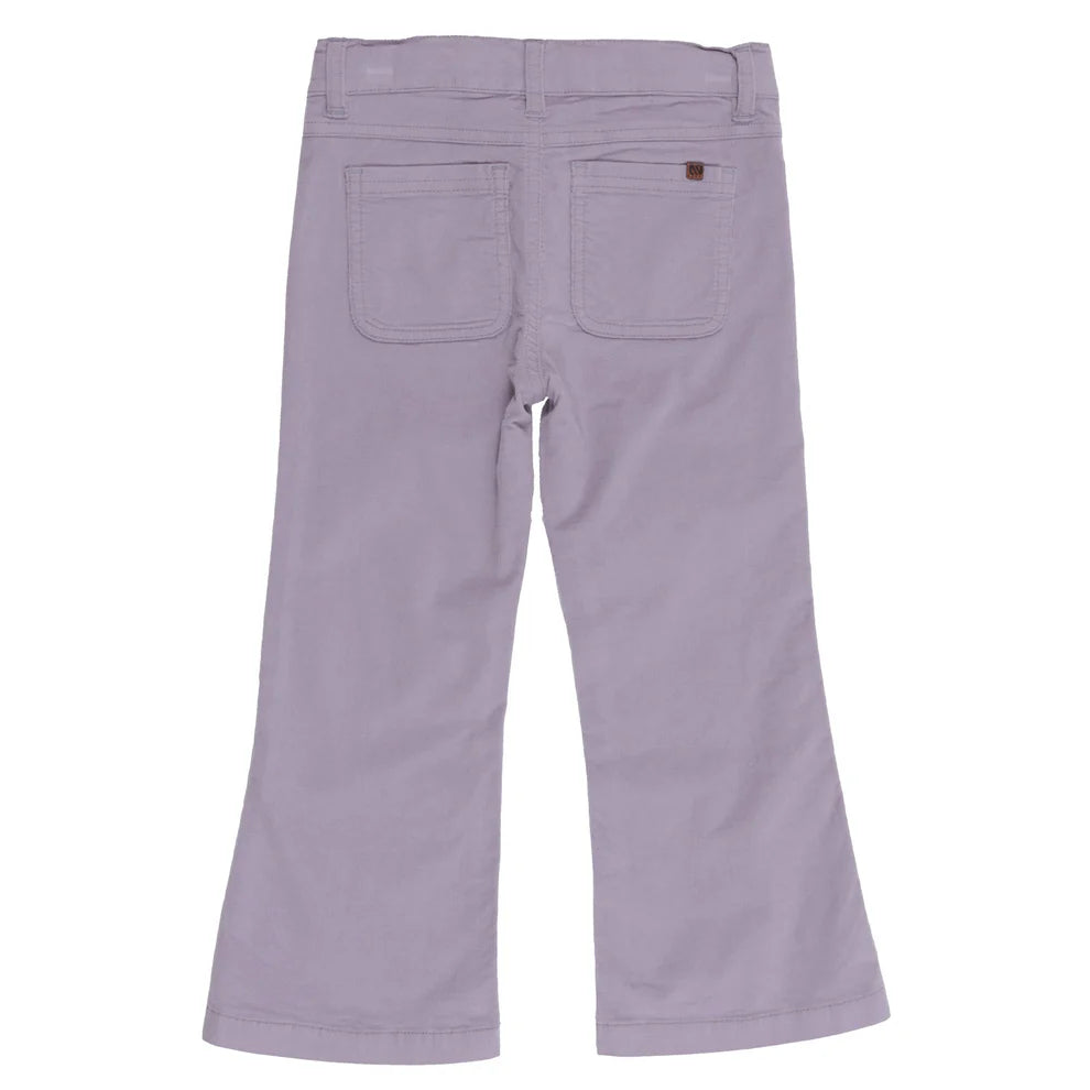 Girls' Purple Flared Pants
