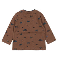 Baby Boys’ Tractor Print Long Sleeve T-Shirt