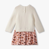 Girls Tinsel Horses Sweater Dress
