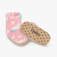 Big Hearts Fuzzy Fleece Slippers