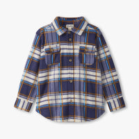 Mountain Top Plaid Fleece Button Down