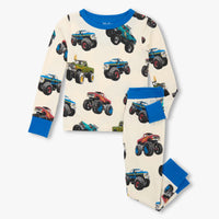 Mega Monster Truck Bamboo Pajama Set