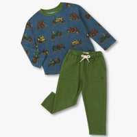 Landscape Tractors Graphic Tee & Pull on Pant Set