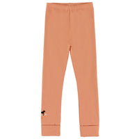 Girls' Coral Horse Leggings