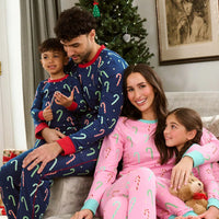 Kids Glow in the Dark Candy Cane Pajama Set