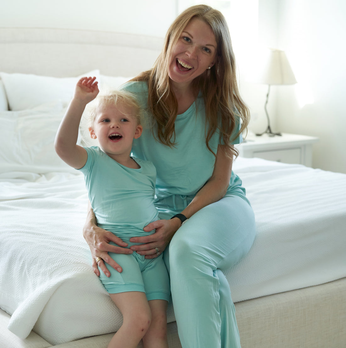 Bamboo Short Sleeve Top & Short Pajama Set