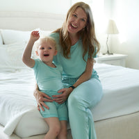 Bamboo Short Sleeve Top & Short Pajama Set