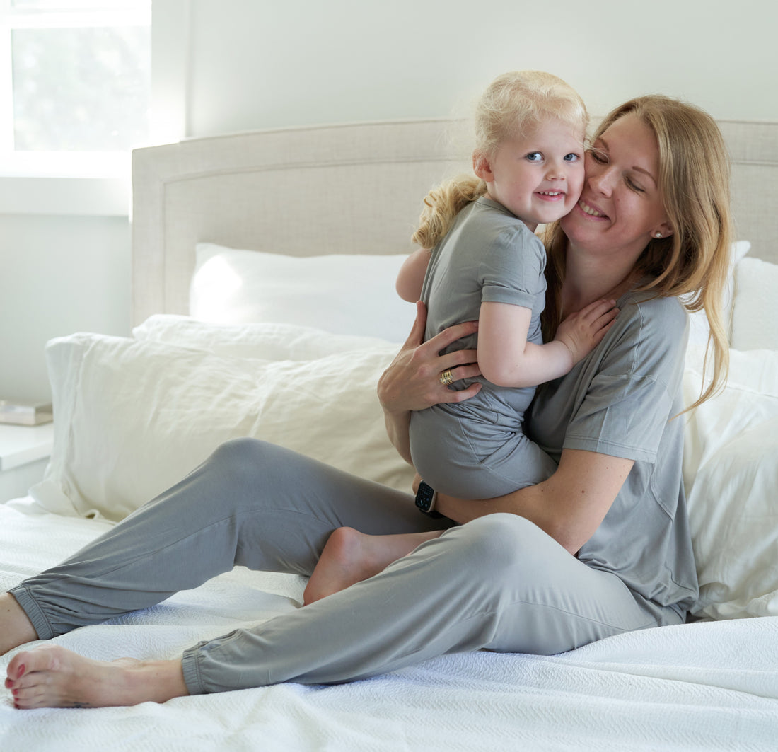 Bamboo Short Sleeve Top & Short Pajama Set