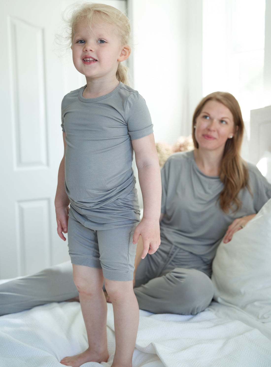 Bamboo Short Sleeve Top & Short Pajama Set