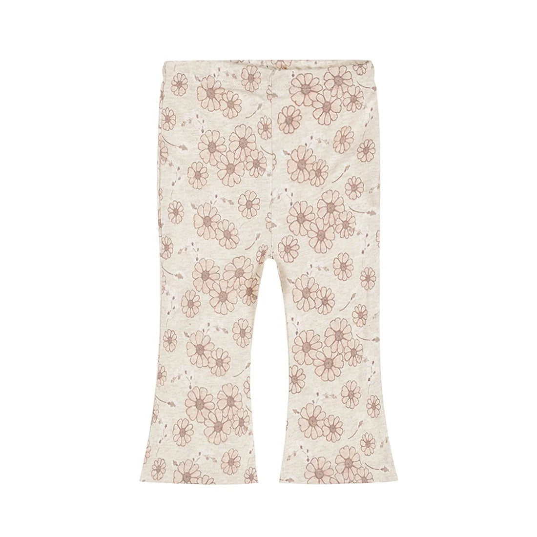 Girls Flared Trousers with Flowers
