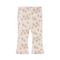 Girls Flared Trousers with Flowers