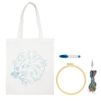 Tote Bag Embroidery Kit
