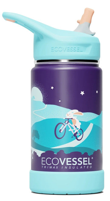 The Frost Insulated Stainless Steel Straw Bottle 12oz