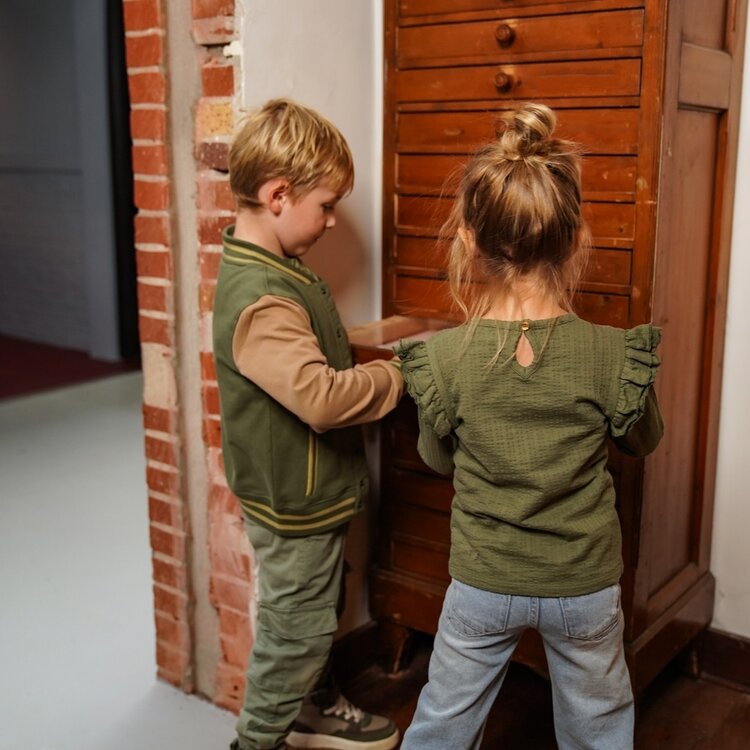 Girls Long Sleeve Ruffle Top