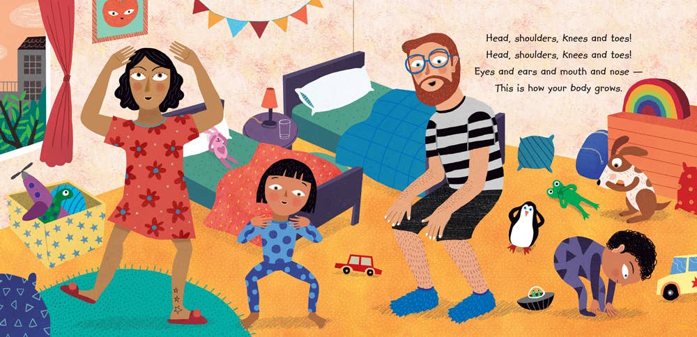 Head, Shoulders, Knees & Toes Board Book