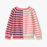 Girls Mixed Stripes Sweater