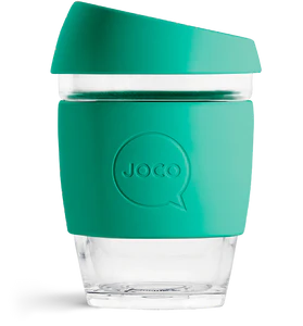 Reusable Glass Cup with Lid